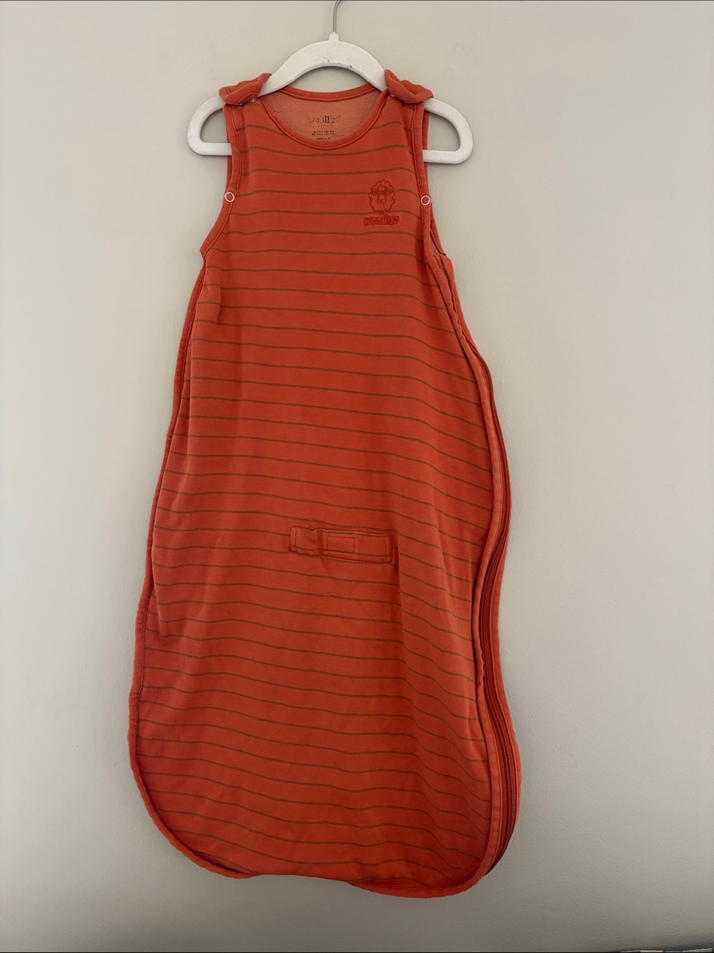 Woolino 4 Season Orange Striped Sleep Sack 2-24M